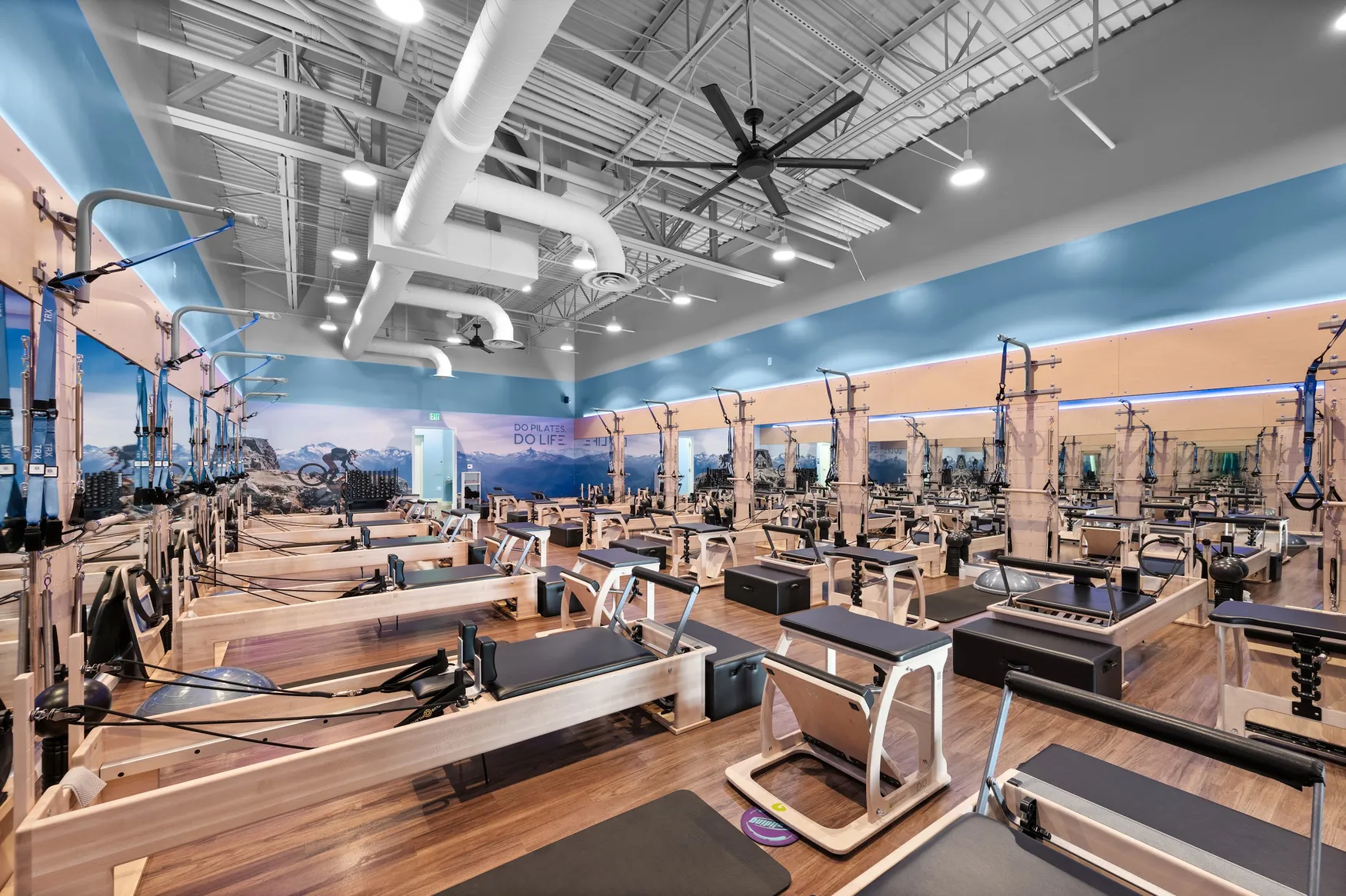 Fitness studio interior – completed Nacey commercial project photograph